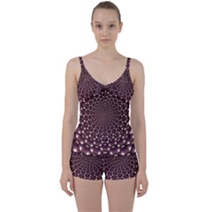 Background Sphere Balls Reflection Tie Front Two Piece Tankini by Pakrebo