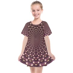 Background Sphere Balls Reflection Kids  Smock Dress by Pakrebo