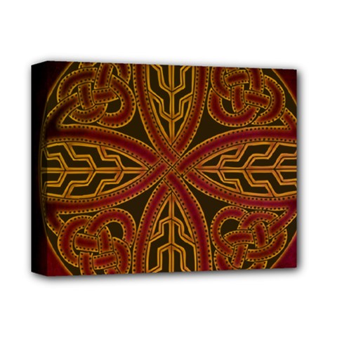 Celtic Spiritual Pattern Art Deluxe Canvas 14  X 11  (stretched) by Pakrebo