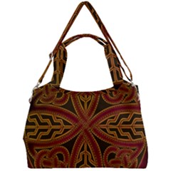 Celtic Spiritual Pattern Art Double Compartment Shoulder Bag by Pakrebo