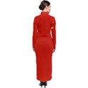 China Flag Turtleneck Maxi Dress View2