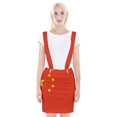 China Flag Braces Suspender Skirt