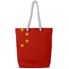 China Flag Full Print Rope Handle Tote (small)