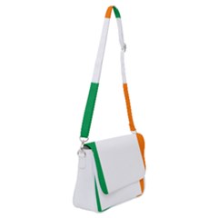 Ireland Flag Irish Flag Shoulder Bag With Back Zipper by FlagGallery