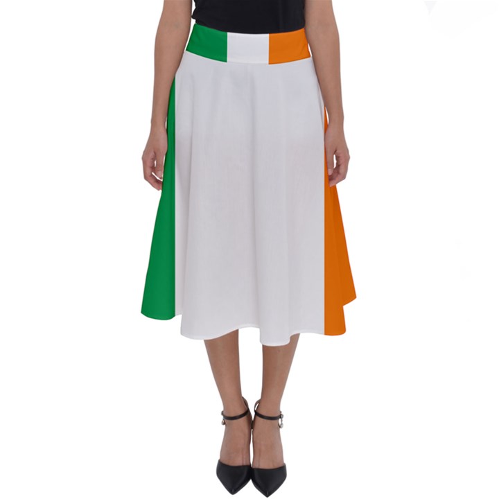 Ireland Flag Irish Flag Perfect Length Midi Skirt