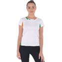 Ireland Flag Irish Flag Short Sleeve Sports Top  View1