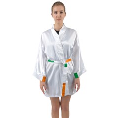 Ireland Flag Irish Flag Long Sleeve Kimono Robe by FlagGallery