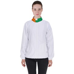 Ireland Flag Irish Flag Women s High Neck Windbreaker by FlagGallery