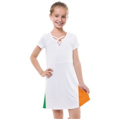 Ireland Flag Irish Flag Kids  Cross Web Dress by FlagGallery