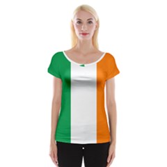 Flag Of Ireland Irish Flag Cap Sleeve Top by FlagGallery