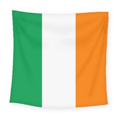 Flag Of Ireland Irish Flag Square Tapestry (large)