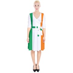 Flag Of Ireland Irish Flag Wrap Up Cocktail Dress by FlagGallery