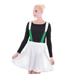 Flag of Ireland Irish Flag Suspender Skater Skirt