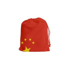 Chinese Flag Flag Of China Drawstring Pouch (small)