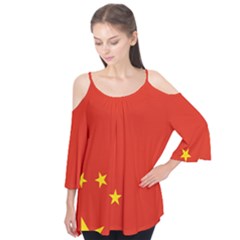 Chinese Flag Flag Of China Flutter Tees