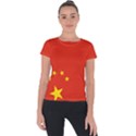 Chinese flag Flag of China Short Sleeve Sports Top  View1