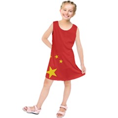 Chinese Flag Flag Of China Kids  Tunic Dress