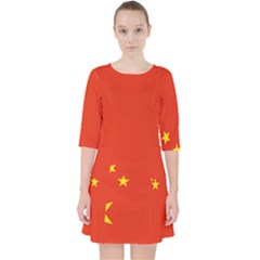 Chinese Flag Flag Of China Pocket Dress