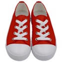 Chinese flag Flag of China Kids  Low Top Canvas Sneakers View1