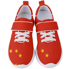 Chinese Flag Flag Of China Women s Velcro Strap Shoes