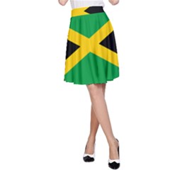 Jamaica Flag A-line Skirt by FlagGallery