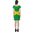 Jamaica flag Short Sleeve Skater Dress View2