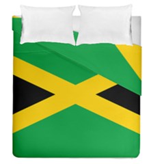 Jamaica Flag Duvet Cover Double Side (queen Size) by FlagGallery