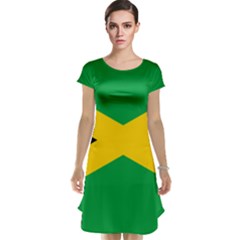 Jamaica Flag Cap Sleeve Nightdress by FlagGallery