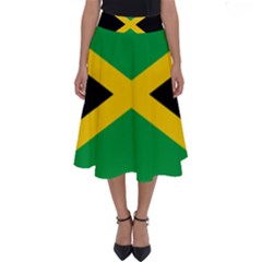 Jamaica Flag Perfect Length Midi Skirt by FlagGallery