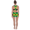 Jamaica flag Racerback Boyleg Bikini Set View2