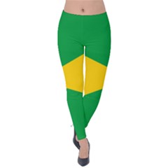 Jamaica Flag Velvet Leggings by FlagGallery