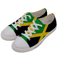 Jamaica Flag Women s Low Top Canvas Sneakers by FlagGallery