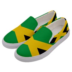 Jamaica Flag Men s Canvas Slip Ons by FlagGallery