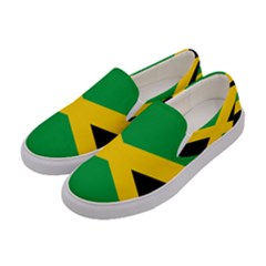 Jamaica Flag Women s Canvas Slip Ons by FlagGallery