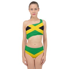 Jamaica Flag Spliced Up Two Piece Swimsuit by FlagGallery