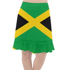 Jamaica Flag Fishtail Chiffon Skirt by FlagGallery