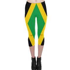 Jamaica Flag Capri Leggings  by FlagGallery