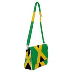 Jamaica Flag Shoulder Bag With Back Zipper by FlagGallery