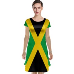 Jamaica Flag Cap Sleeve Nightdress by FlagGallery