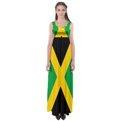 Jamaica Flag Empire Waist Maxi Dress by FlagGallery