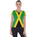 Jamaica Flag Short Sleeve Sports Top  View1