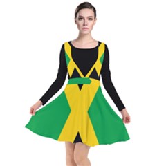 Jamaica Flag Plunge Pinafore Dress by FlagGallery