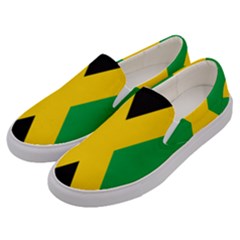 Jamaica Flag Men s Canvas Slip Ons by FlagGallery