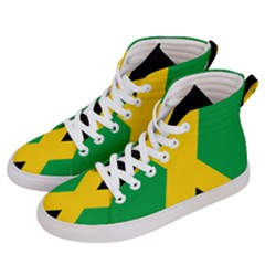 Jamaica Flag Women s Hi-top Skate Sneakers by FlagGallery