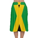 Jamaica Flag Velvet Flared Midi Skirt View2