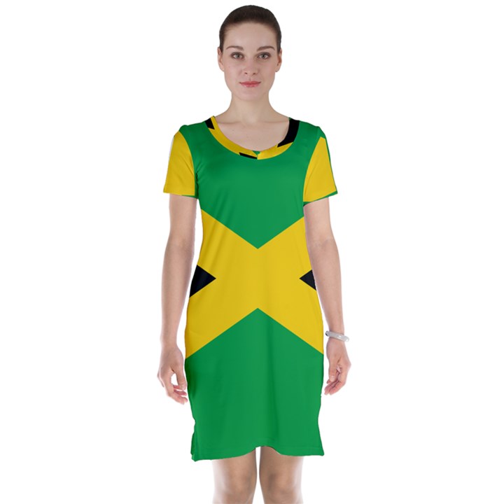 Jamaica Flag Short Sleeve Nightdress