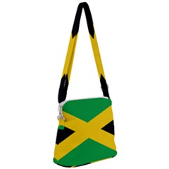 Jamaica Flag Zipper Messenger Bag by FlagGallery