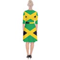 Jamaica Flag Wrap Up Cocktail Dress View2