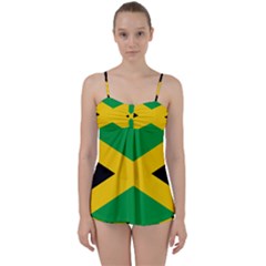 Jamaica Flag Babydoll Tankini Set by FlagGallery