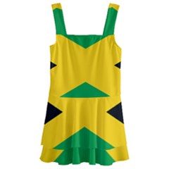 Jamaica Flag Kids  Layered Skirt Swimsuit by FlagGallery